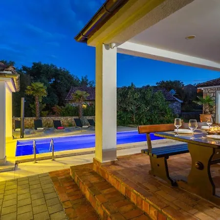 1 With Pool Krk By Guide Villa *